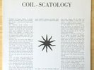 Coil - Scatology - Vinyl LP (Force & Form, Repress) FFK1 K.422