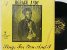 “Horace Andy Sings For You & I” LP   Clocktower   VG+ in Shrink   Roots Reggae