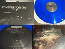 THE HOTELIER It Never Goes Out LP Blue Vinyl-foxing tiny moving parts free throw