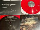 THE HOTELIER It Never Goes Out LP Red Vinyl-foxing tiny moving parts free throw