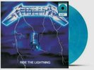 Metallica Ride The Lightning Color Vinyl Electric Blue Walmart IN HAND FAST SHIP