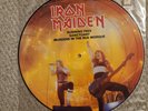 Iron Maiden: 12'' picture disc U.K. Import (running free) 1985