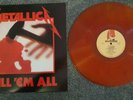 Metallica - Kill Em All Coloured LP RE-ISSUE Red smoky vinyl music for nations