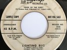 RONNIE MALONE Lighting Bug OBSCURE ROCKABILLY PROMO 45 hear