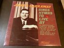 James Carraway Sings Hyms to Live By SIGNED Gospel Vocal LP Christian Religious