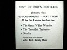 Bob Dylan: Best Of Bob's Bootlegs - Double Cross Records - VERY RARE - NM