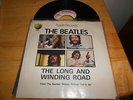 the beatles   vinyl 45  pic. sl.     the long and winding road/for you blue