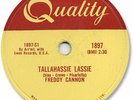 Rare 1959 FREDDY CANNON Rock’n Roll 78 RPM Record. Tallahassie Lassie