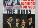 EP - THE KINKS - ' TIRED OF WAITING ' -  Rare France Vogue PNV 24132 SUPERB