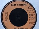 Dana Gillespie Andy Warhol UK 7” Plastic Label David Bowie