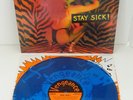 THE CRAMPS STAY SICK VENGEANCE BLUE VINYL 2001 LP w/co. inner NEAR MINT