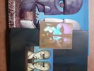Pink Floyd the division bell orig vinyl lp + tour programme + hologram sticker.