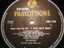 The Beatles. AHard Days Night. Rare 1969 Parlophone No Sold In Uk. Small Mono