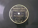 Yvonne Curti Violin De Mesquita Emeralda Vertical Cut 78RPM Pathé 9873