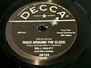 78 RPM Bill Haley And His Comets ROCK AROUND THE CLOCK classic RE DECCA nm-