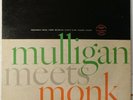 JERRY MULLIGAN MEETS THELINOUS  MONK  1958 ORIG. VG+ VINYL VG. COVER #12-247