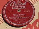 78 RPM Capitol Jesse Price Blues Band, Froggy Bottom / Frettin For Some VG++