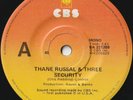THANE RUSSAL & THREE 45 SECURITY/YOUR LOVE IS BUR AUSSIE CBS 221289 NM & NM 1966