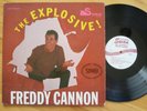 Rare Vintage Vinyl-The Explosive Freddy Cannon-Swan Records Stereo S502