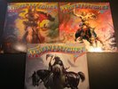 3 Molly Hatchet rock LP lot, S/T, Flirtin' With Disaster, Beatin' The Odds