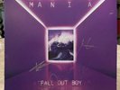 RARE SIGNED FIRST PRESSING RED Fall Out Boy Mania Vinyl