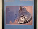 Dire Straits signed record album cover 12” framed