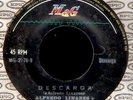 ALFREDO LINARES, SALSA, 45 RPM, DESCARGA,  VG+++