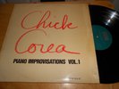 chick corea   vinyl l.p.           piano improvisations, vol. 1... ECM