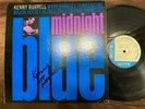 AUTOGRAPH  KENNY BURRELL MIDNIGHT BLUE BLUE NOTE LIBERTY BST 84123 ST RVG US LP