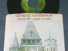 GEORGE HARRISON - WHAT IS LIFE / APPLE SCRUFFS PICTURE SLEEVE 45