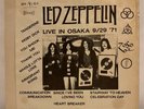 Led Zeppelin Live In Osaka 1971 x2 LPs