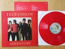 Television - Adventure - Original 1978 RED  Vinyl LP + insert Ex