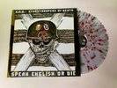 S.O.D. SPEAK ENGLISH OR DIE LP RECORD SPLATTER VINYL 30TH ANNIV. W/ BONUS TRACKS