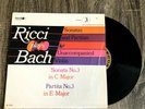 RIcci Plays Bach Vol 3 Sonatas & Partitas For Unaccompanied Violin Decca DL10152