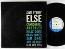 Cannonball Adderley - Somethin' Else LP - Blue Note Mono DG RVG Ear 47 W 63rd