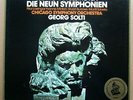BOX(9) BEETHOVEN 9 SYMPHONIEN CSO CHICAGO SOLTI GER DECCA 1975 + Musterplatte