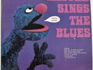 GROVER SINGS THE BLUES   SESAME STREET   LP  VG+ vinyl   1974 CTW 22066   Raposo