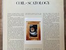 Coil - Scatology - 1st pressing w/postcard