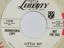 BOBBY LONERO Little Bit / Girl That I Marry LIBERTY 45 rockabilly 1959 orig. NM