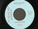 CRYSTAL RAIN: world on fire / you & me DYNAMIC SOUND 7
