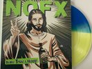 NOFX Never Trust a Hippy Yellow/Blue 10” Vinyl Record Sold Out Fat Wreck Chords