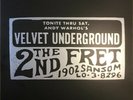 VELVET UNDERGROUND Live At The 2nd Fret, January 1970 LP *SEALED* lou reed