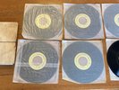 6 Seeburg 1000 INDUSTRIAL Yellow Music Library Records 16 2/3 RPM R-78 IND