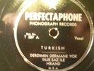 TURKISH 78 RPM RECORD- PERFECTAPHONE 207