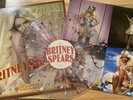BRITNEY SPEARS CIRCUS URB OUTFITTER U S LTD ED RED/GOLD,/WHITE SPLATTER EXCLUSIV