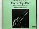 JASCHA HEIFETZ - JS BACH sonatas & partitas for violin solo RCA 3xLPs box EX++