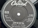 VERY Rare Paul McCartney Band On The Run Capitol Southall solid centre Beatles