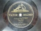 Frank Wilson - VICTOR 4727 - Everybody Works But Father - German - 8 Inch Disc