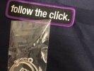 Ajr Follow The Click tour Vip Merchandise Rare keychain patch