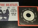 BEATLES  MONO WHITE LABEL 45 'PLEASE PLEASE ME' VJ-581 & VEE JAY SLEEVE